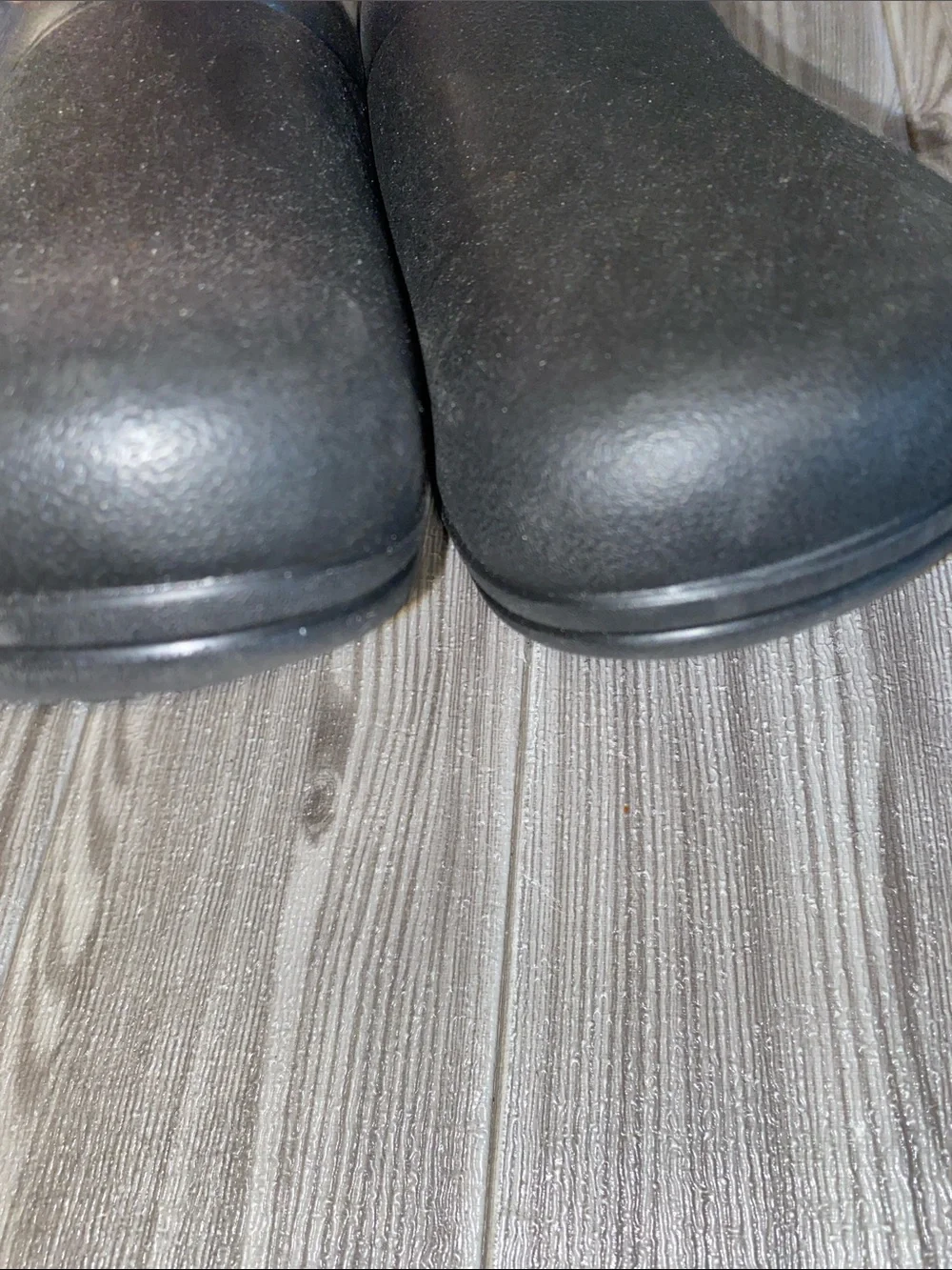 CROCS Men's Slip-On Work Clogs in Black Size 10 Women’s Size 12